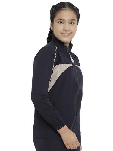 CHIMPRALA Girls Color Block Jacket for Kids - Image 3