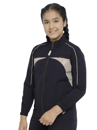 CHIMPRALA Girls Color Block Jacket for Kids - Image 4