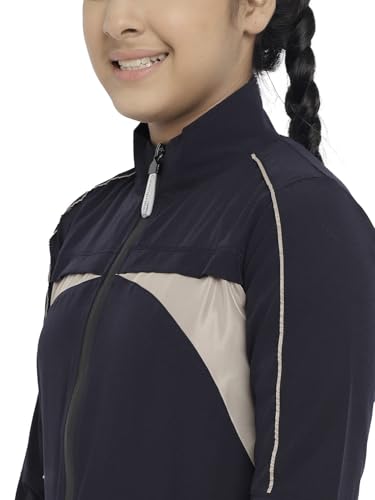 CHIMPRALA Girls Color Block Jacket for Kids - Image 6