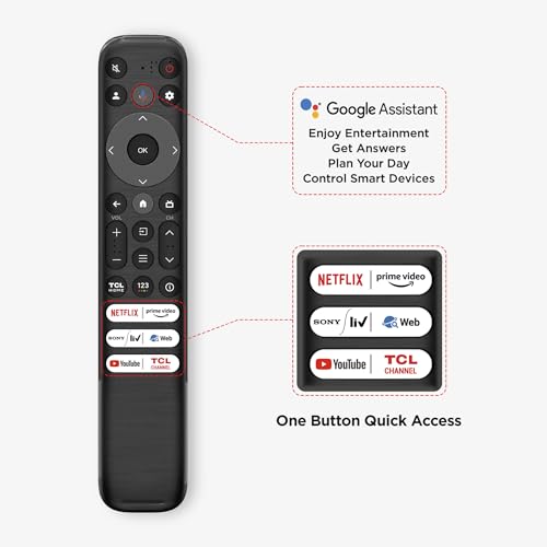 TCL 164 cm (65 inches) 4K Ultra HD Smart QLED Google TV 65C61B (Black) - Image 7