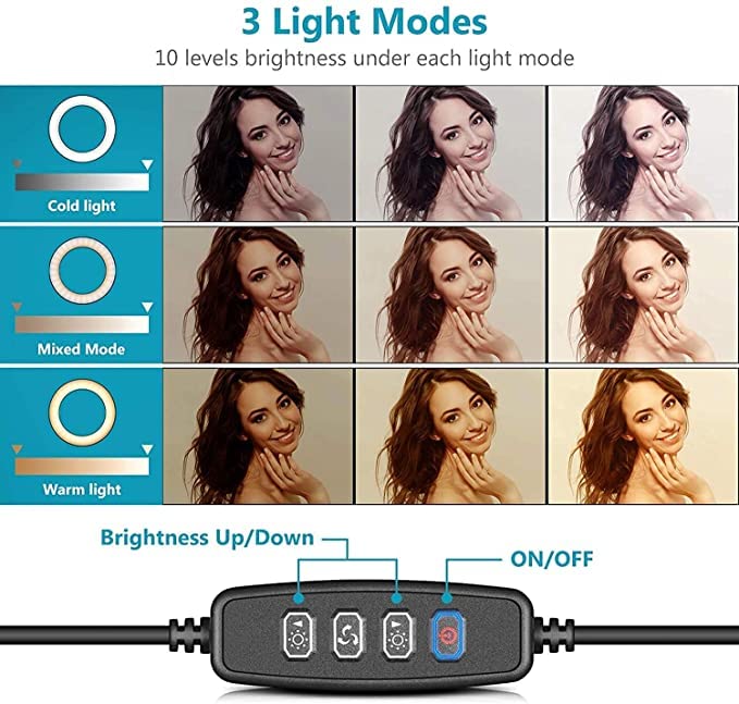 ZHIZUKA 10 inch LED Ring