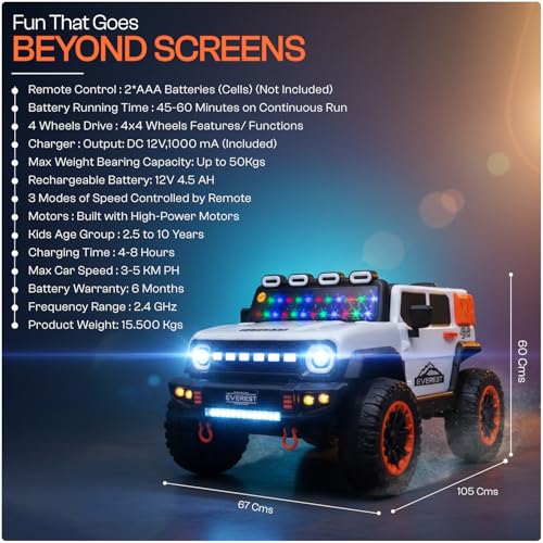 Toyzone Everest Electric Jeep