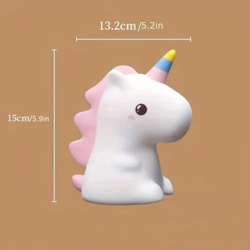 GITGRNTH Silicone Unicorn Night Light