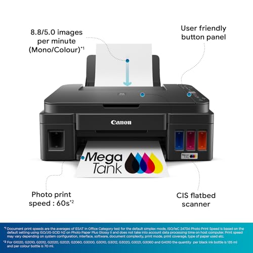 Canon PIXMA MegaTank G3010 All-in-One Wireless Ink Tank Colour Printer - Image 5