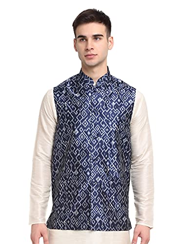 Jompers Men's Digital Printed Nehru Jacket.