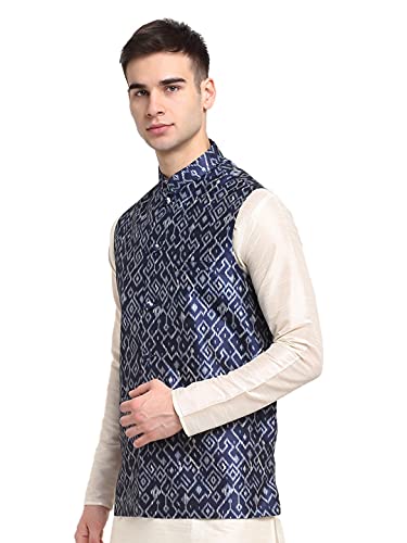 Jompers Men's Digital Printed Nehru Jacket. - Image 3