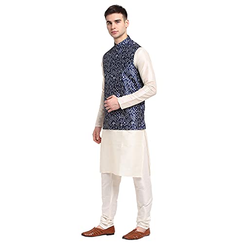 Jompers Men's Digital Printed Nehru Jacket. - Image 4
