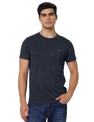 United Colors of Benetton Men Cotton Solid Regular Fit T-Shirt