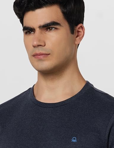 United Colors of Benetton Men Cotton Solid Regular Fit T-Shirt - Image 5