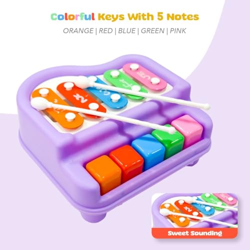 Dora 2-in-1 Piano & Xylophone