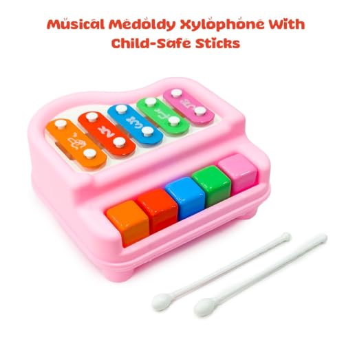 Dora 2-in-1 Piano & Xylophone
