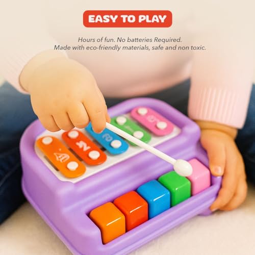 Dora 2-in-1 Piano & Xylophone