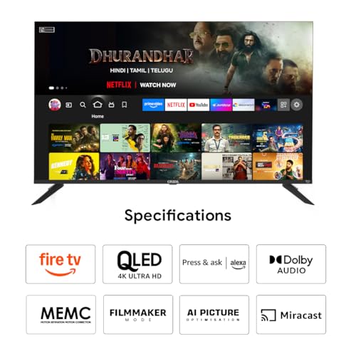 Onida 108 cm (43 inch) QLED Ultra HD 4K Smart Fire TV Q43UFD - Image 3
