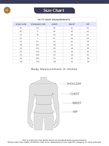 KISAH Men's Printed Indowestern Sherwani