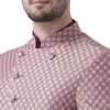 KISAH Men's Printed Indowestern Sherwani