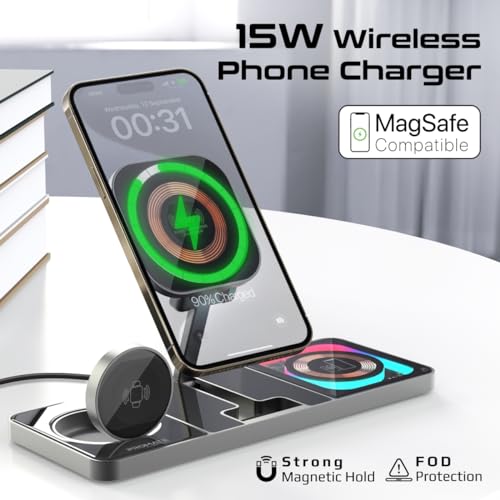 Promate Transparent Docking Station, MagSafe