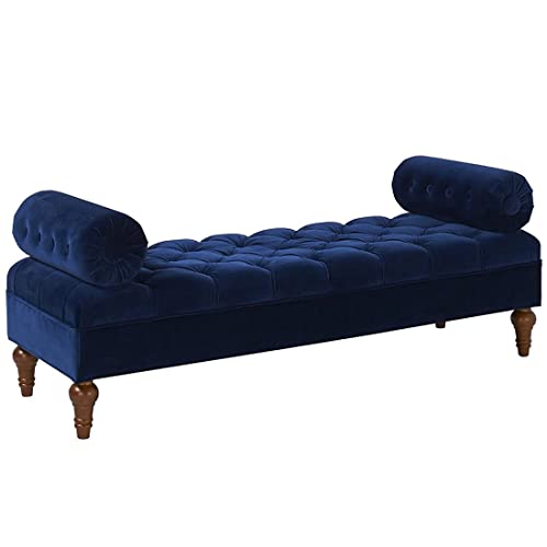 CASASTYLE Enroy 3 Seater Sofa Set Cum Diwan (Blue) - Image 3