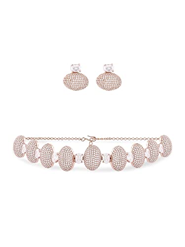 Ami Rose Gold Dazzling cubic