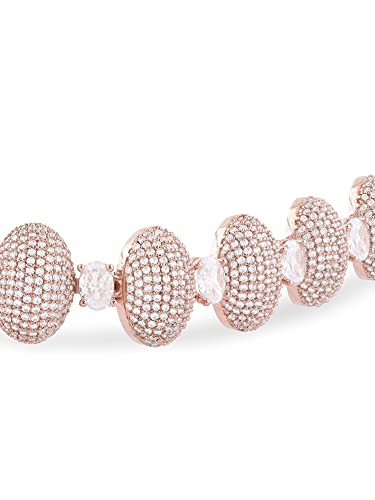 Ami Rose Gold Dazzling cubic