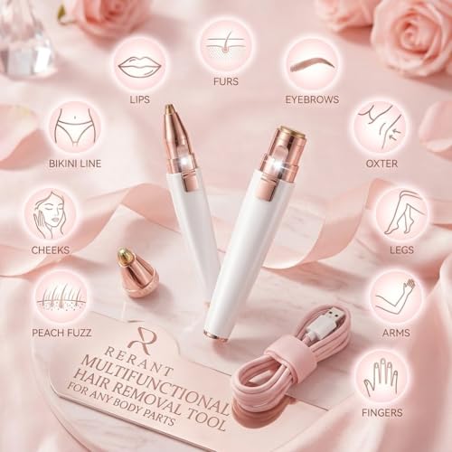 RERANT 2-in-1 Eyebrow Trimmer
