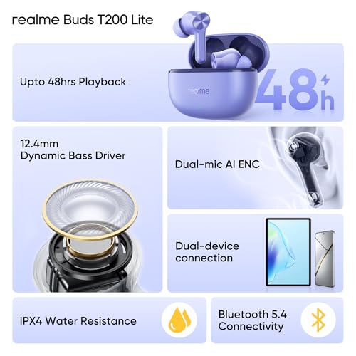 realme Buds T200 Lite Bluetooth