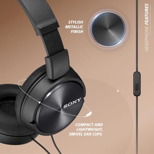 Sony ZX Series MDR-ZX310AP Wired Headband Stereo On Ear Headset -Black - Image 7