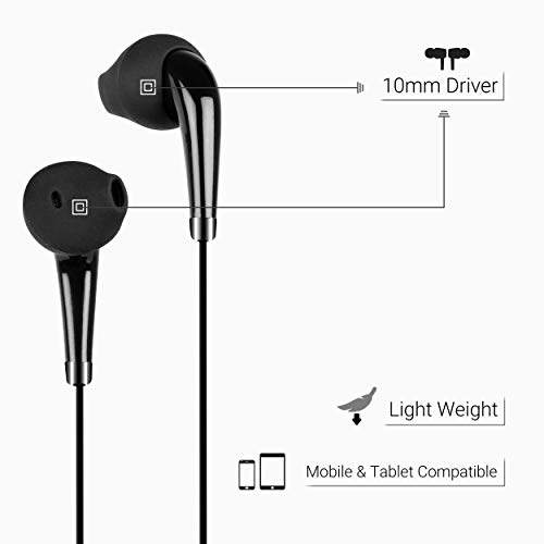 Zebronics Zeb-Calyx Wired in Ear Earphones with Mic (Black) - Image 4