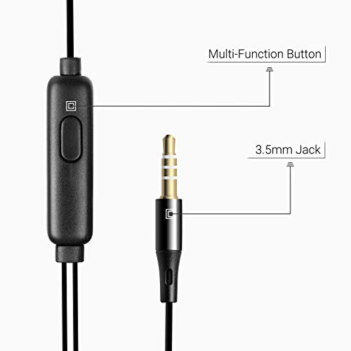 Zebronics Zeb-Calyx Wired in Ear Earphones with Mic (Black) - Image 5