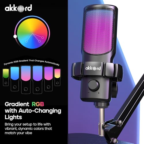 Akkord USB Microphone with Boom