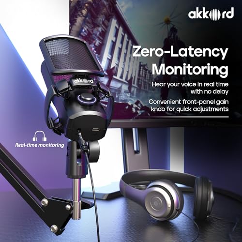 Akkord USB Microphone with Boom