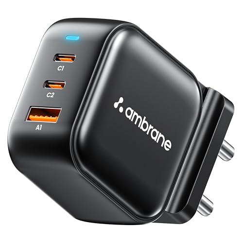 Ambrane 65W Charger Adapter, 3
