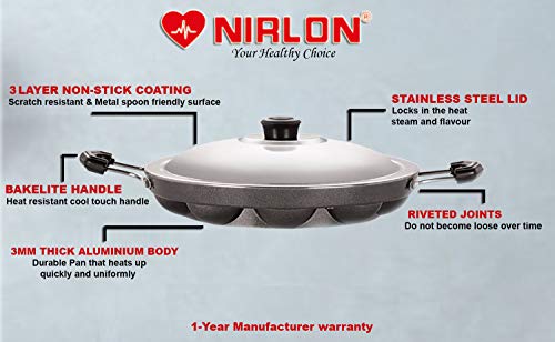 Nirlon Non-Stick Heavy Duty 12