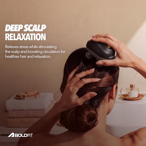 Boldfit Electric Scalp Massager, Portable