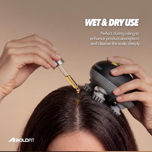Boldfit Electric Scalp Massager, Portable