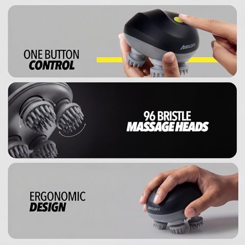 Boldfit Electric Scalp Massager, Portable