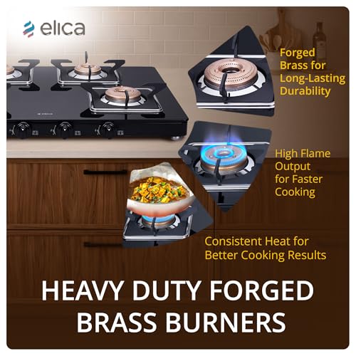 Elica Slimmest 4 Burner Gas
