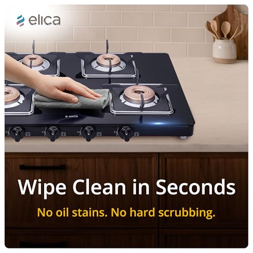 Elica Slimmest 4 Burner Gas