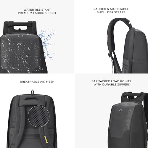 Gear NG Future Anti-Theft Faux Leather Water Resistant Laptop Backpack - Image 4