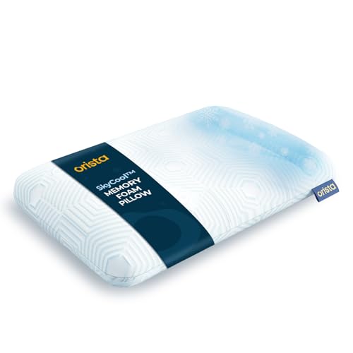 Orista SkyCool™ Memory Foam Pillow – King Size, Contour Support, Breathable Cover, Ergonomic for Back & Side Sleepers, Ideal for Cool, Restful Sleep| 24 x 15 x 5 Inch