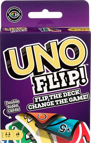 UNO Kid Mattel Games Uno Flip Side Card Game, Multi Color