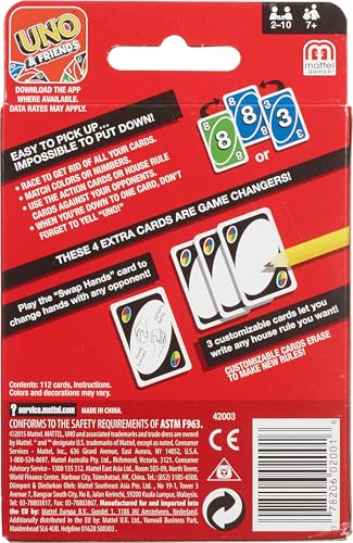 Mattel Uno Playing Card Game