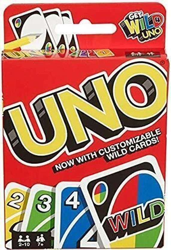 MOISH UNO Playing Cards Table fun Game for Kids (Multicolor UNO)
