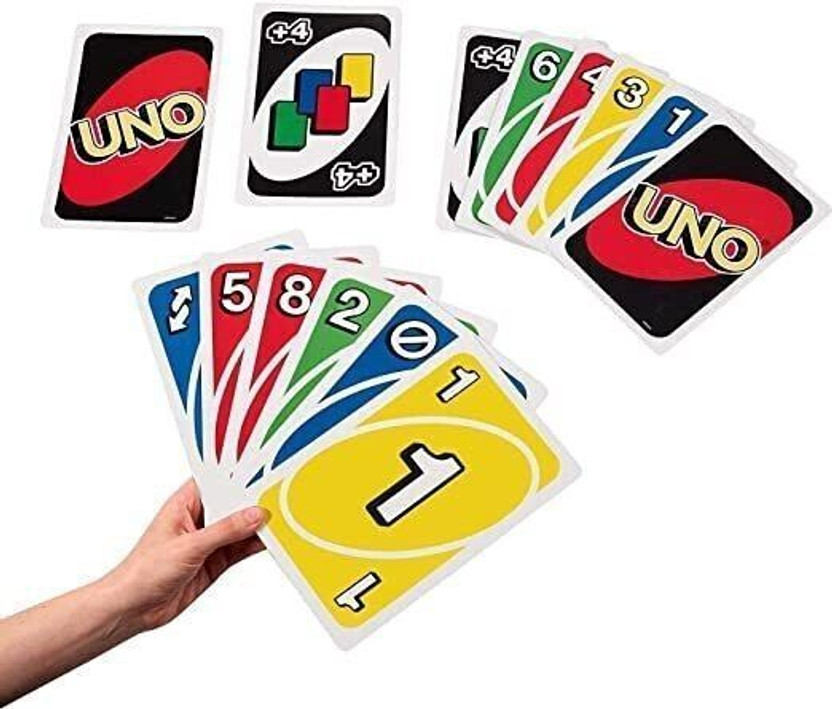 MOISH UNO Playing Cards Table fun Game for Kids (Multicolor UNO) - Image 2