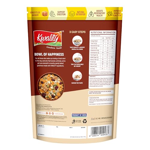 Kwality Muesli Jaggery, Fruits, Seeds