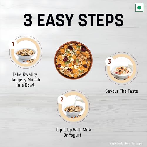 Kwality Muesli Jaggery, Fruits, Seeds