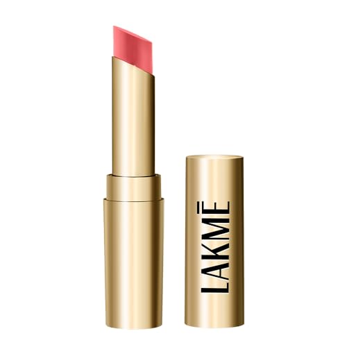 Lakme Unreal 3D Slim Bullet, Matte Lipstick, Lightweight shine, Nude Reign, 3.6g