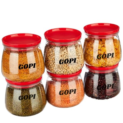 GOPI Plastic Storage Jar