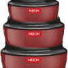 MILTON ERNESTO JR. Pack of 3 Thermoware Casserole Set (420 ml, 85 - Image 2