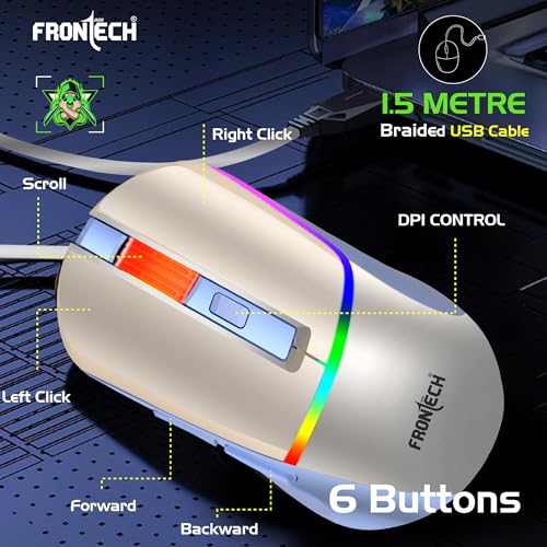 FRONTECH MS-0105 Wired Gaming Mouse