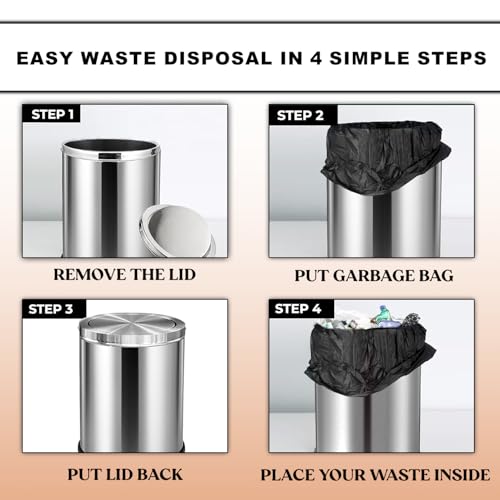 Mumma's LIFE Stainless Steel Dustbin